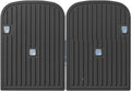 Compatible for Tesla Model X 2023 2024 TPE 3D Car Floor Mats Cargo Liner Trunk Pad Waterproof Protective Left Rudder(67 seat Backrest Mat)