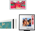 Samsung 85' The Frame Pro 4K Neo QLED Smart TV (2025) + 55' White Modern Bezel (2021) + LS60D Music Frame Smart Speaker Bundle