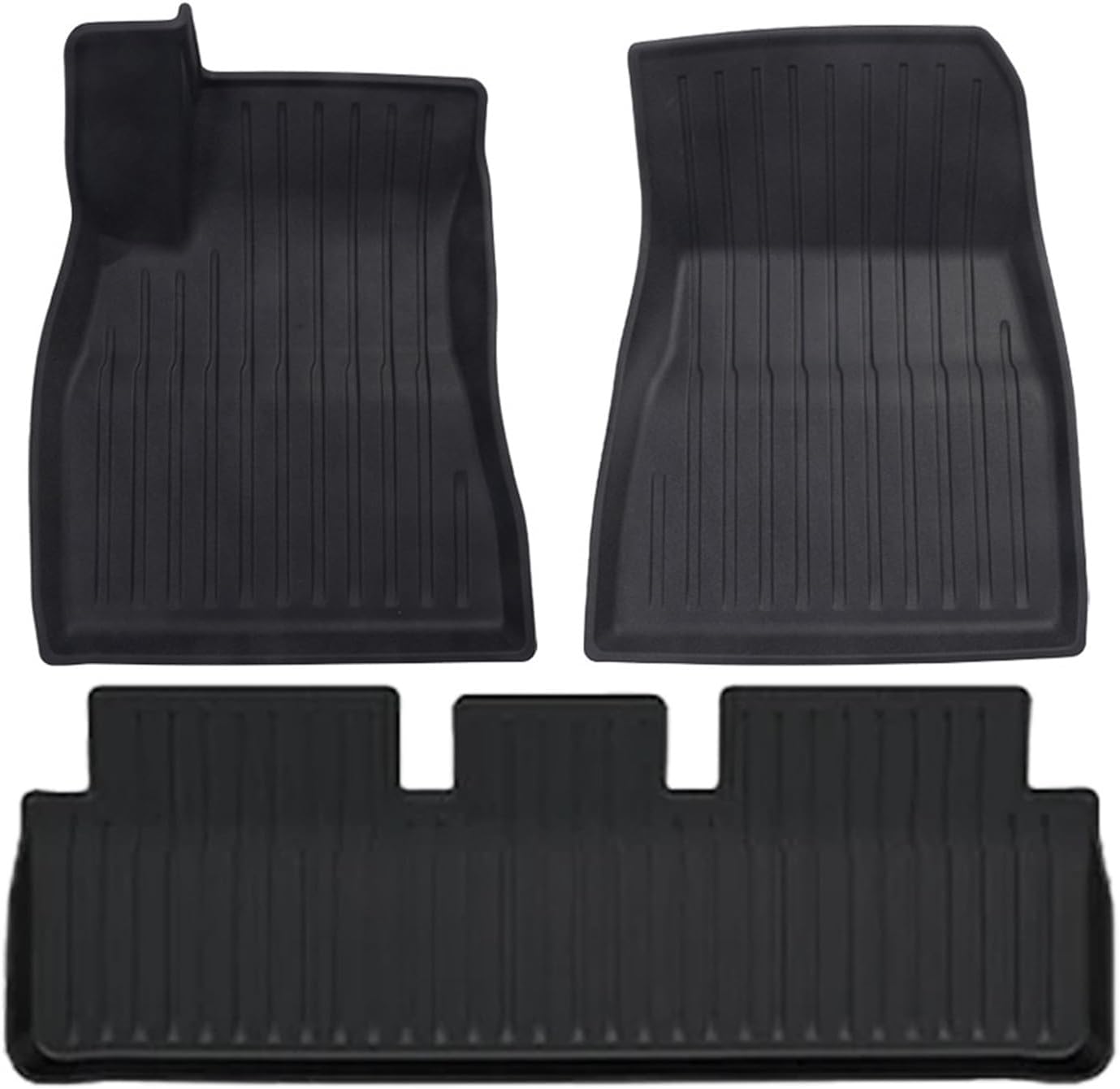All Weather TPE Floor Mats & Cargo Liner Compatible for Tesla Model 3 Highland 2024, Waterproof Anti-Slip Trunk Mats TPE Foot Pads(3PCS Set)