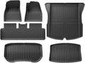 TPE Rubber Floor Mats 2024 Compatible with Tesla Model 3 Highland All Weather Waterproof Non-Slip Cargo Liner Trunk Mats Accessories(M3H RHD 6PCS)