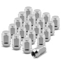 Titanium 1/2-20 Lug Nuts (1/2'x20) - 20pc Ultra-Light Closed End Acorn Wheel Nuts | High-Strength & Corrosion-Resistant Titanium Alloy | One-Piece Design for Cars/Trucks/SUV Aftermarket Wheels