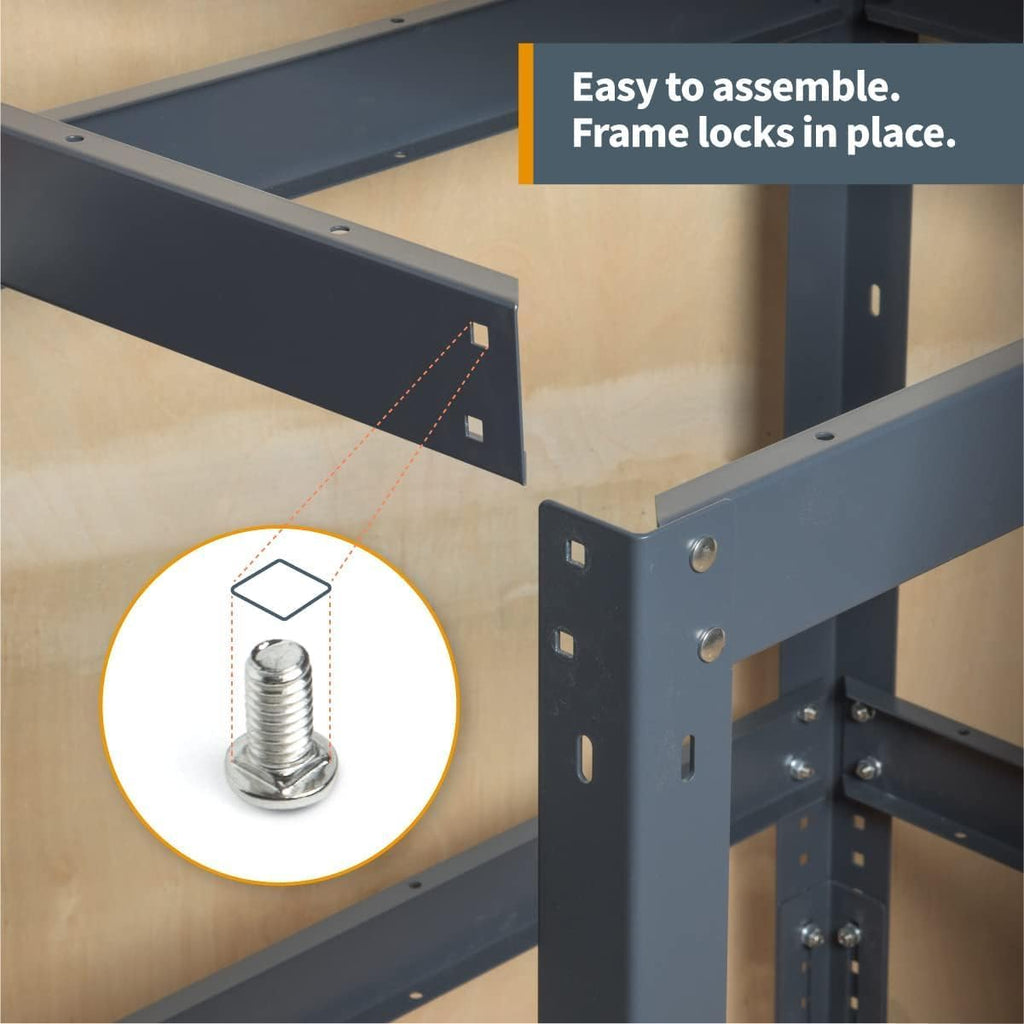 POWERTEC 24'x32' Router Table Top w/Tool Stand, Router Plate and Insert Rings, 400lb Capacity Heavy Duty Router Table Stand with Adjustable Leveling feet (UT1006C)