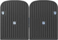 Compatible with Tesla Model X 2023 2024 TPE 3D Car Floor Mats Cargo Liner Trunk Pad Waterproof Protective Left Rudder(67 seat Backrest Mat)