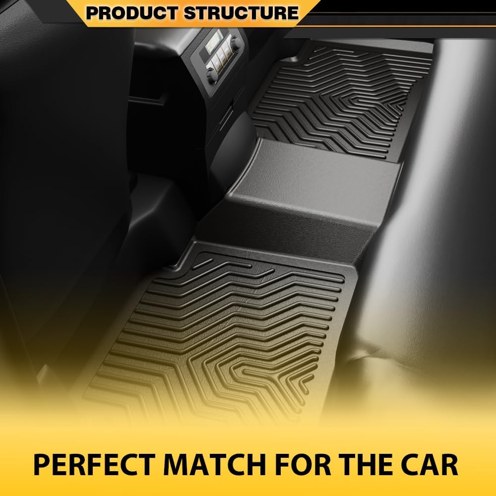 TPE Floor Mats Fit LX RX270 2013 1st & 2nd & 3rd Row Truck Accessories Cargo Liners All Weather Protection 4PCS Black Alfombras para Carro