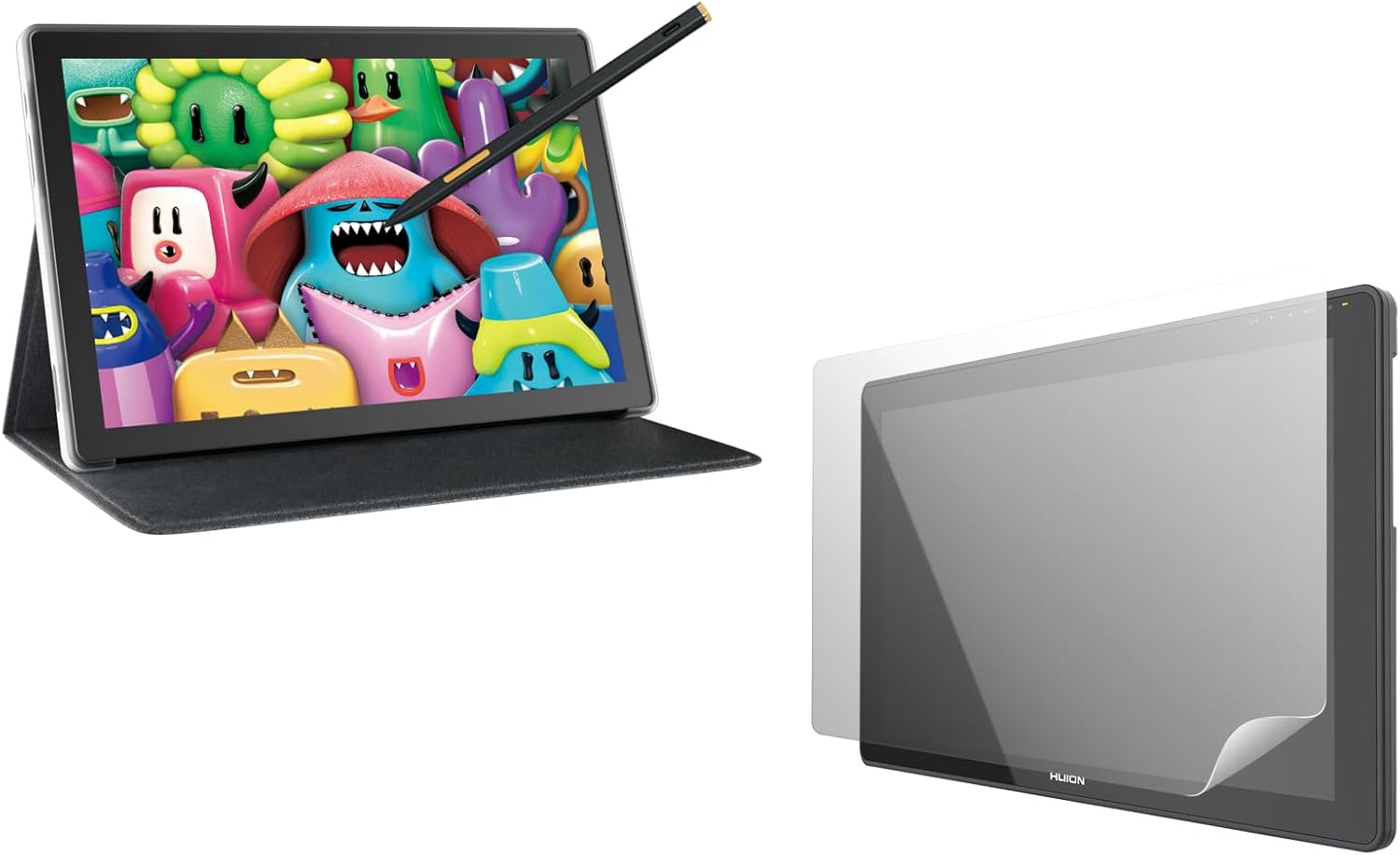 HUION Kamvas Slate 10 Standalone Drawing Tablet No Computer Needed with Full-Laminated Anti-Glare Screen, 10.1-inch Digital Art Tablet with 4096 Levels Stylus Pen, Android 12, 8GB+128GB