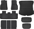 Floor Mats Compatible with Tesla Model 3 2021-2024 Highland Model Y 2017-2024 Custom All Weather Cargo Liner Trunk Accessories(My 2017-24 9PCS)
