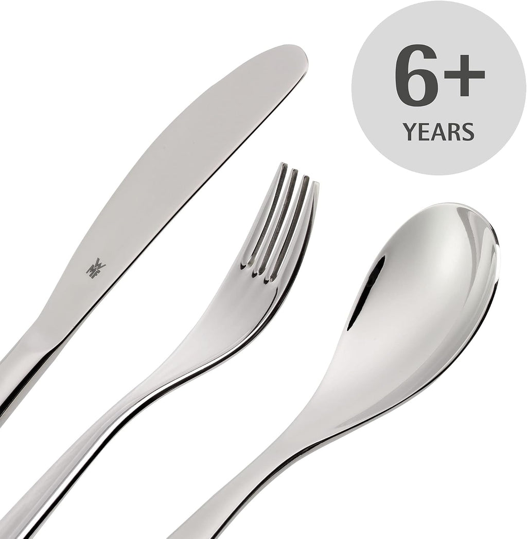 WMF Children Cutlery Set 4-Pieces The Kleine Prince Cromargan 18/10 Stainless Steel Brushed Suitable from 6 Years