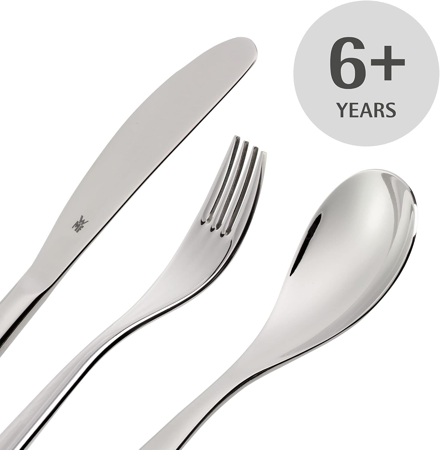 WMF Children Cutlery Set 4-Pieces The Kleine Prince Cromargan 18/10 Stainless Steel Brushed Suitable from 6 Years