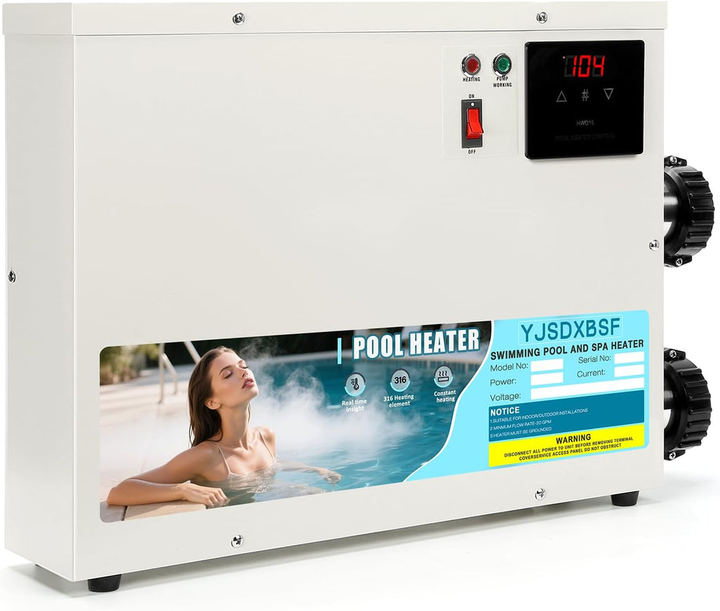 18KW 220V-240V Pool Heater for Above Ground Pools, Hot Tubs & Spas