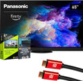 Panasonic TV-65Z95AP Z95 65-inch OLED 4K UHD Smart Fire TV (2024) Bundle with 4 YR CPS Enhanced Protection, 2X 4K HDMI Cable & Deco Gear Complete Home Theater Beginner's Guidebook