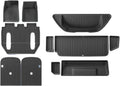 Compatible for Tesla Model X 2023 2024 TPE 3D Car Floor Mats Cargo Liner Trunk Pad Waterproof Protective Left Rudder(New 6MODELX5PCS)