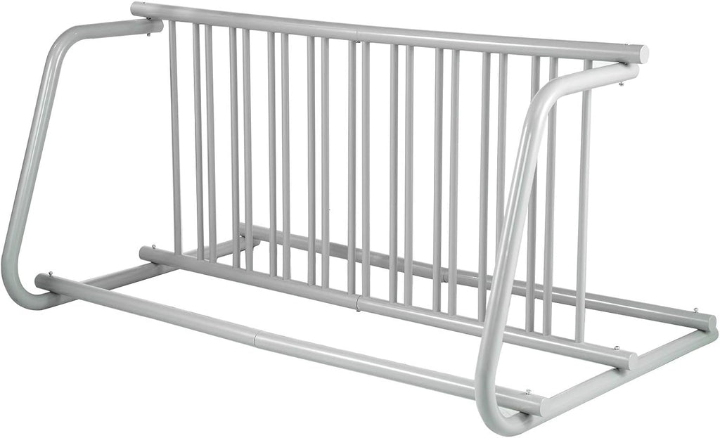BestEquip 10 Holders Floor Bike Rack, 59' Length All-Steel Grid Bike Rack, 10-Bike Capacity Dual-Side Storage Stand for Garages Streets Yards Bike Events