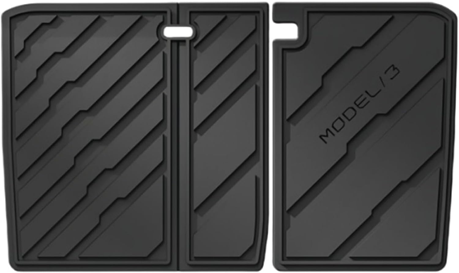 TPE Floor Mats for Tesla Model 3 2024 Highland All Weather Cargo Liner Frunk Trunk Backseat Protector Pad(Back seat pad)