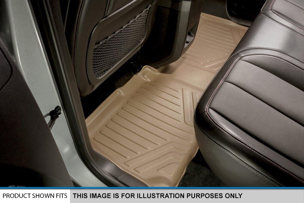 SMARTLINER Custom Fit Floor Mats 3 Row Liner Set for 2017-2019 Ford Explorer
