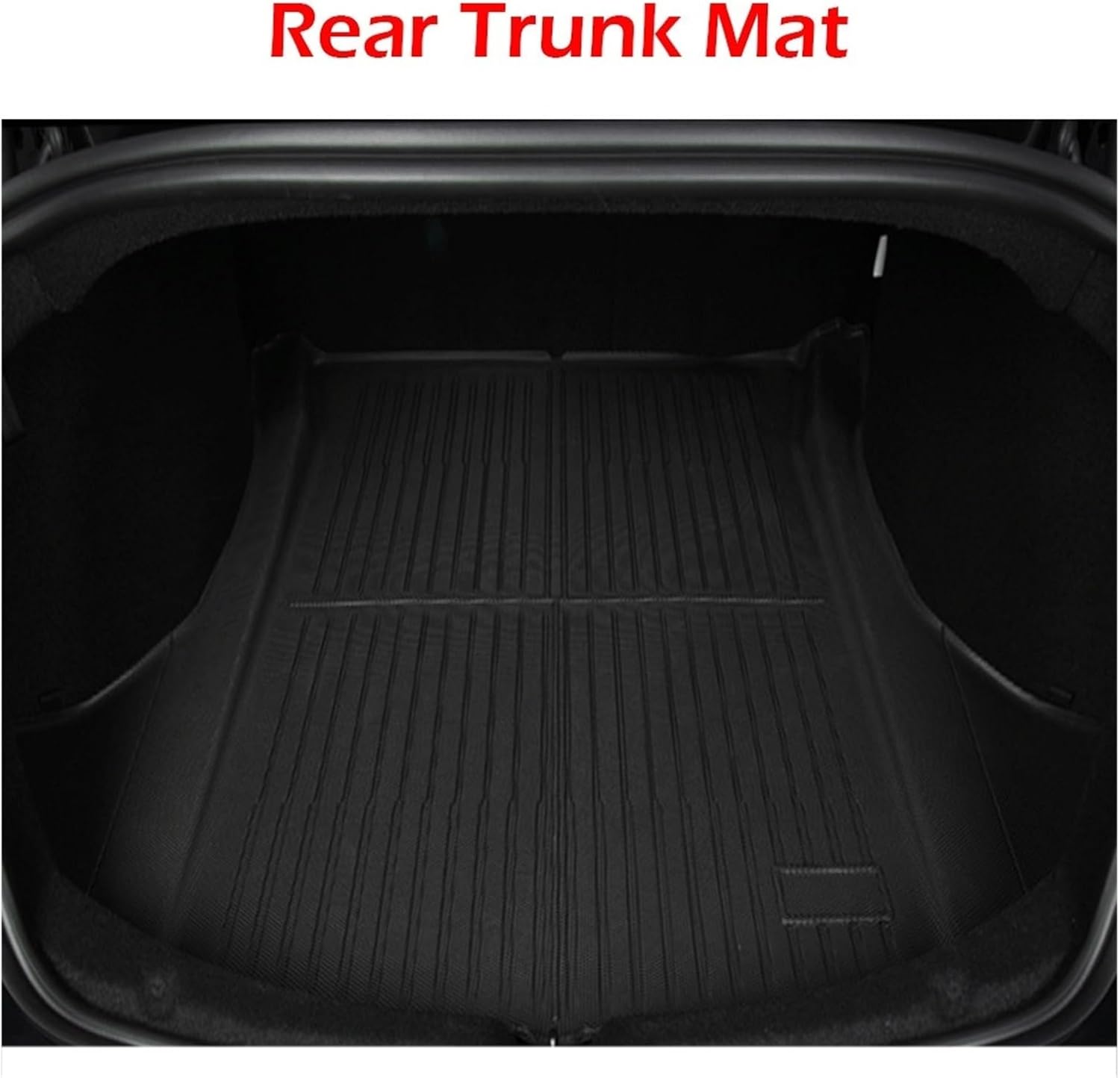 TPE Floor Mat with Door Sill Protector Compatible with Tesla Model 3 Highland Floor Trunk Mats Cargo Liner 2025 2024 Accessories(DLFM-3PCS)