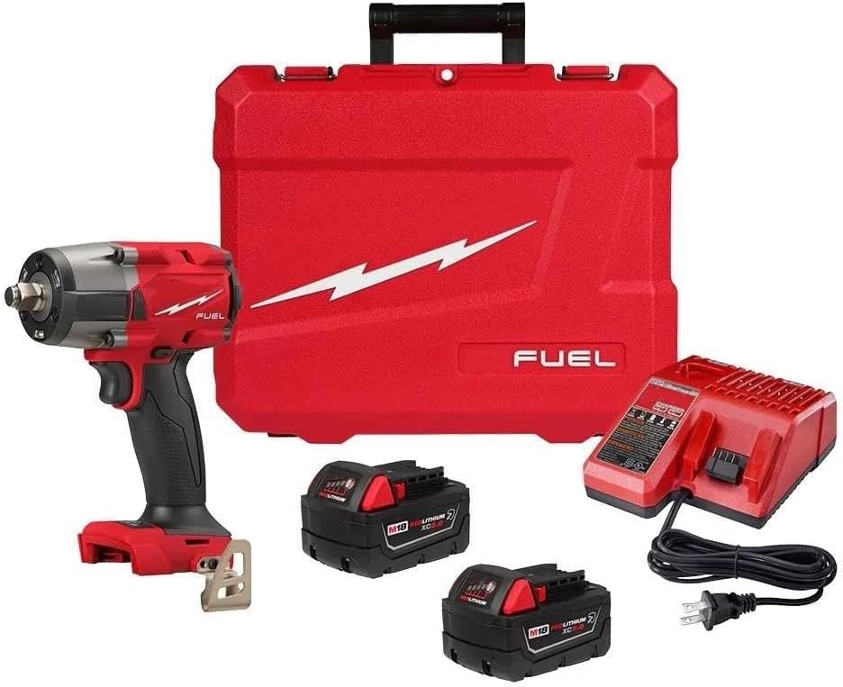 2962-22R Brushless Impact Wrench for Milwaukee M18 FUEL 18V 1/2' Mid-Torque Impact Wrench w/Friction Ring Kit