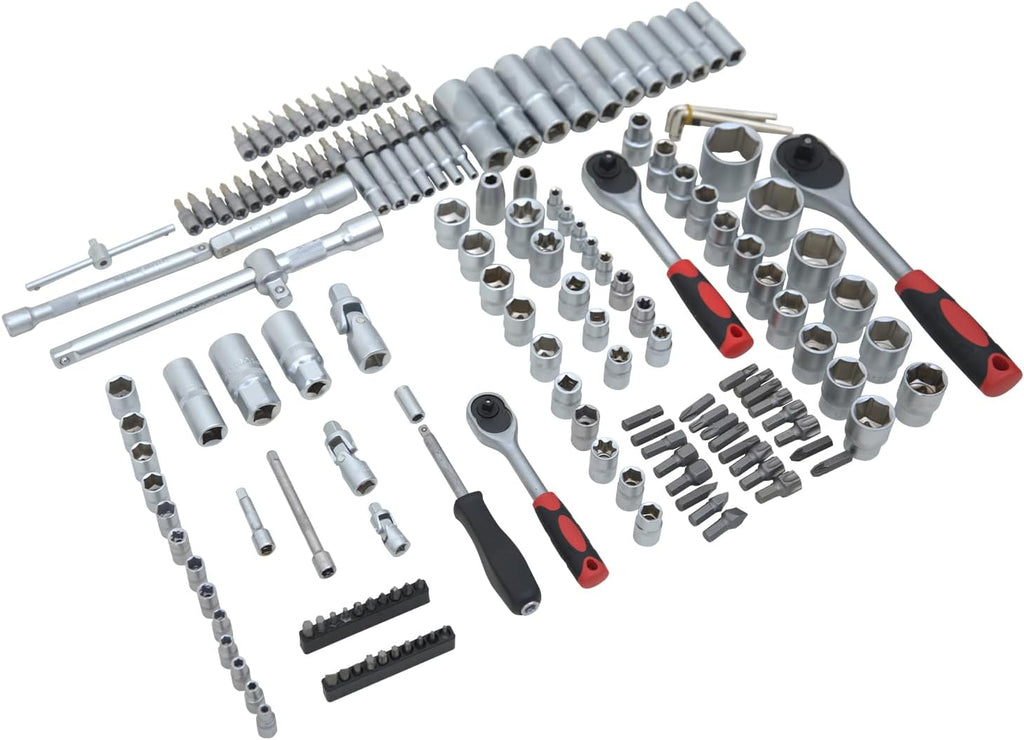 Hantinstom Ultimate Sockets Set Comprehensive Hand Tool Set Perfect for Home Essentials College Dorm Car Emergency Kit Ideal Apartment Essentials & Men's Tools Gift