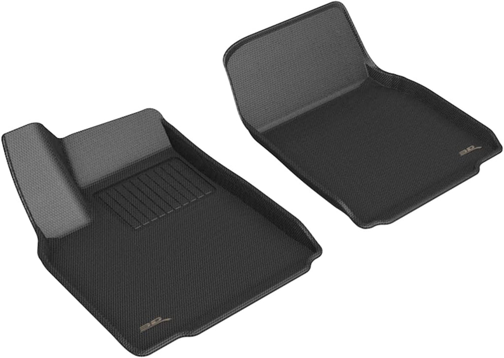 3D MAXpider Custom Fit Kagu Floor Mat (Black) Compatible with Tesla Model X 2022-2026 - R1