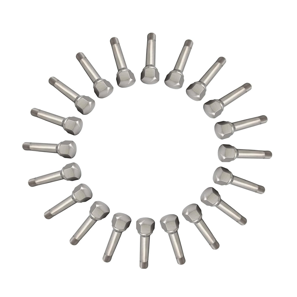RISON Titanium Wheel Lug Bolts M14x1.5x52/69mm Lug Bolts Aerospace Grade 6AL4V Lightweight and Durability Lug Bolt Car Accessories for Ferrari Pack of 20pcs (Original, M14X1.5X69mm)