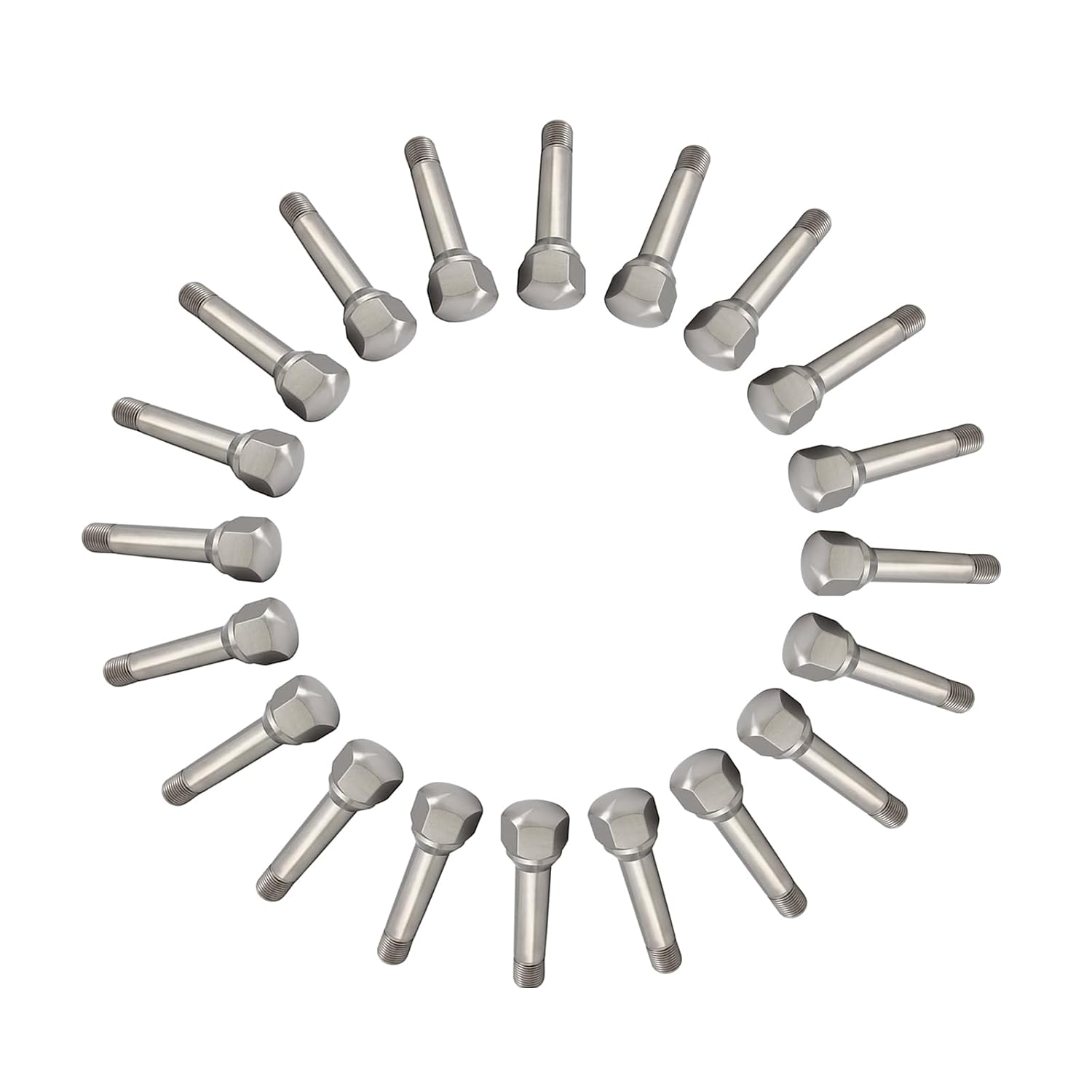 RISON Titanium Wheel Lug Bolts M14x1.5x52/69mm Lug Bolts Aerospace Grade 6AL4V Lightweight and Durability Lug Bolt Car Accessories for Ferrari Pack of 20pcs (Original, M14X1.5X69mm)