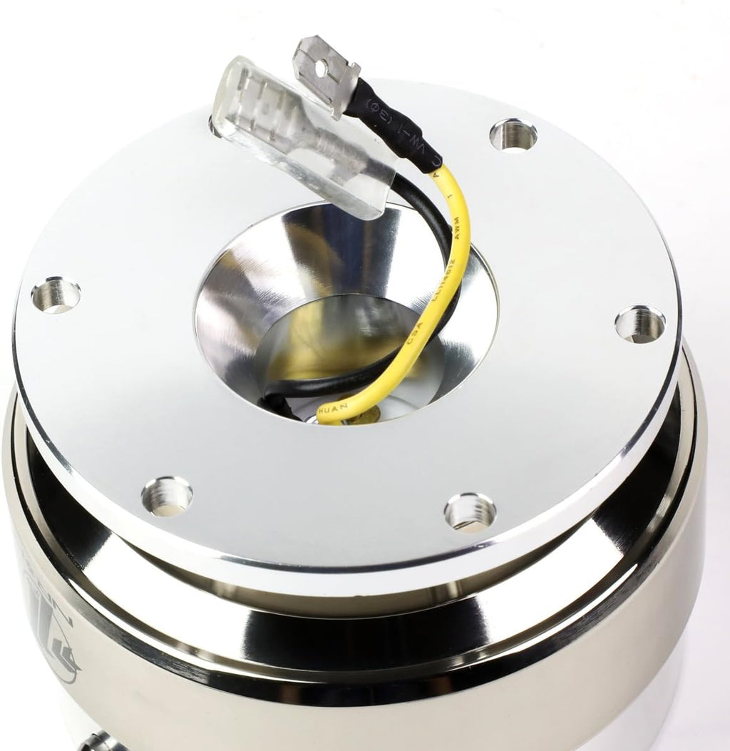 Auto Dynasty NRG-SRK-200SSL Steering Wheel Quick Release Adapter Kit Gen 2.0, Aluminum, Silver