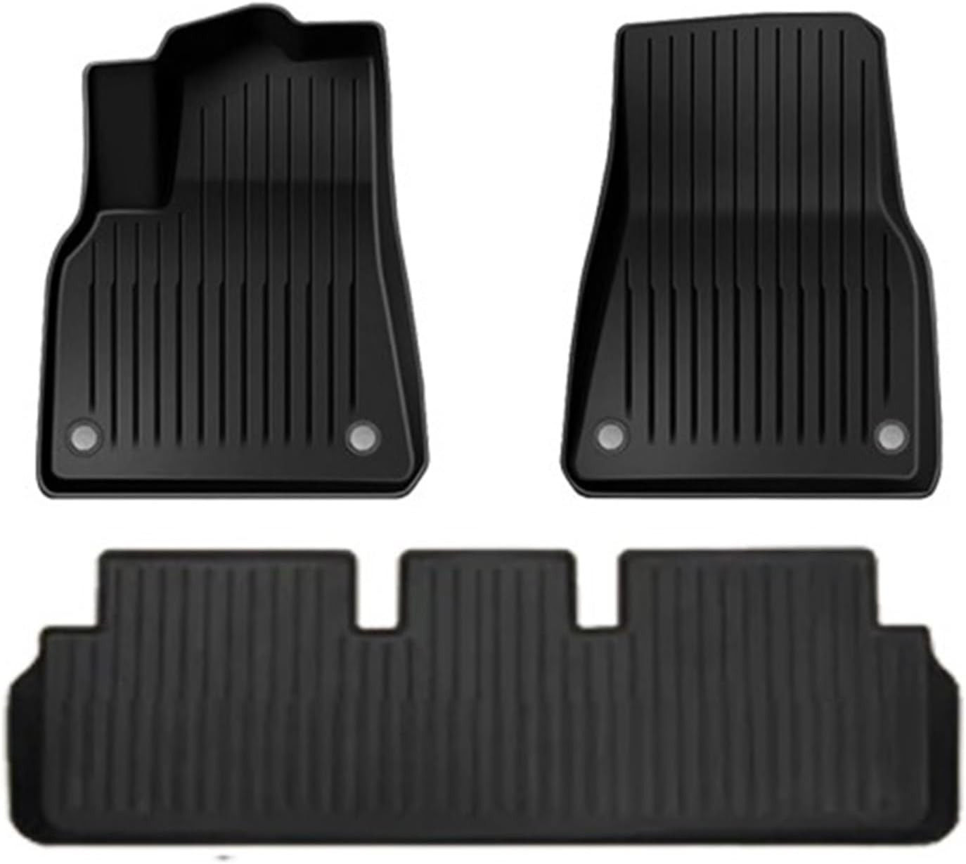 Compatible with Tesla Model 3 Model Y 2021-2024 XPE Floor Mats,All Weather Rubber Trunk Floor Mat Waterproof Non-Slip Cargo Liner(3pcs M3 2024)