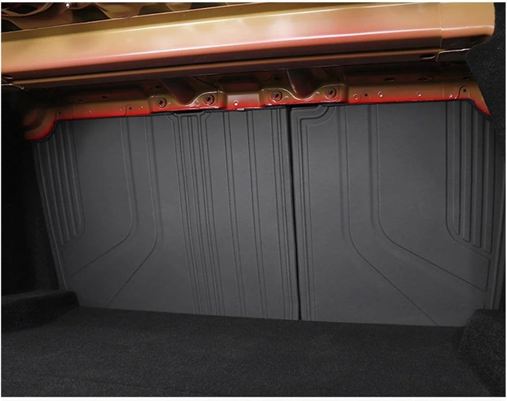 Floor Mats | Compatible with Tesla Model 3 Highland 2025 TPE All Weather Cargo Liner Water Resistant Single Double Layer Mats Accessories(DL-M3H FL 6PCS LHD)
