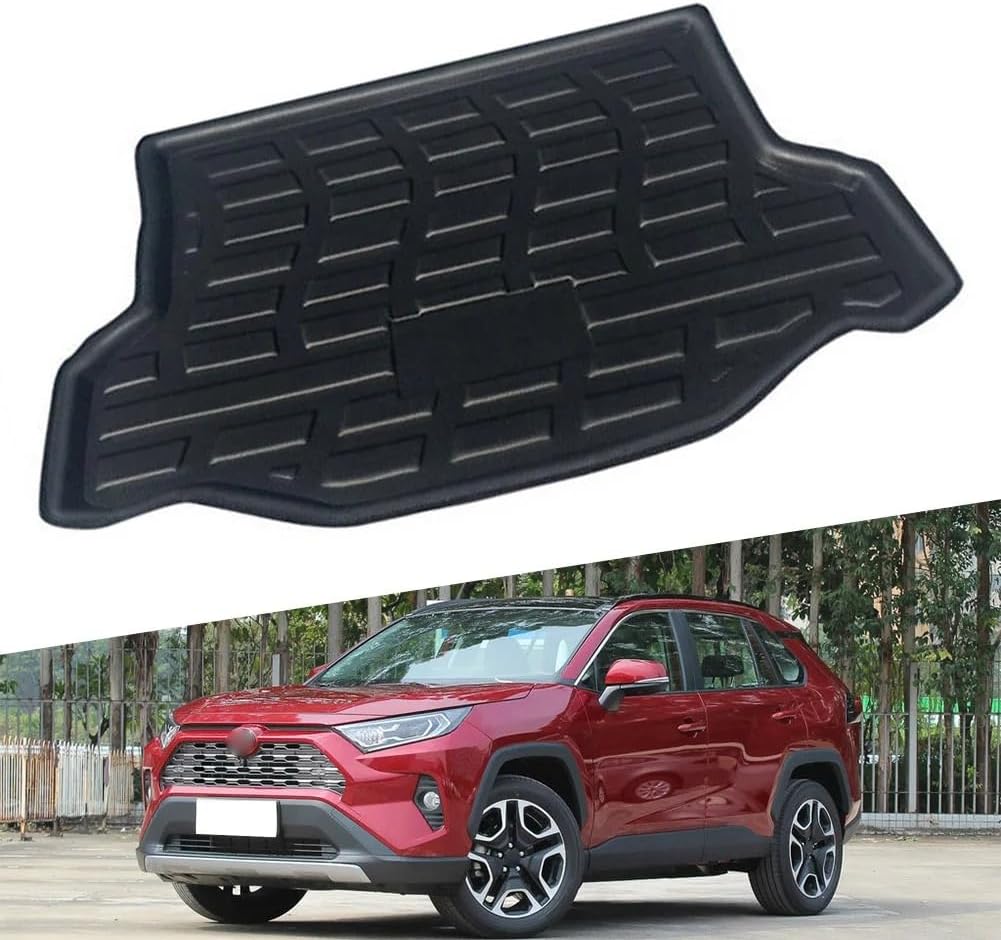 Car Rear Trunk Tray Boot Liner Cargo Mat Floor Protector for Toyota for RAV4 2013-2018 / RAV 4 13-18