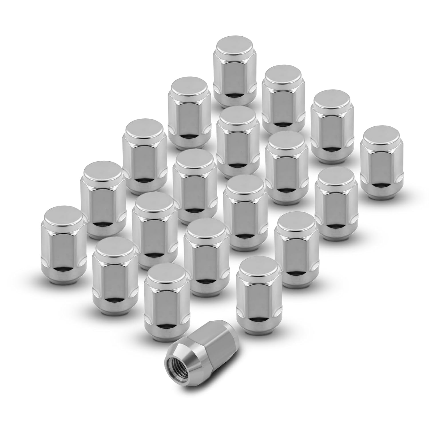 Titanium Lug Nuts - Ultra Lightweight Closed End Wheel Nuts | High-Strength & Corrosion-Resistant Titanium Alloy | OE Fitment for Cars/Trucks/SUV | for Aftermarket Wheels