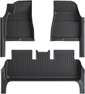 TPE Floor Mat with Door Sill Protector Compatible with Tesla Model 3 Highland Floor Trunk Mats Cargo Liner 2025 2024 Accessories(SNFM-3PCS)