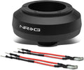 Auto Dynasty Replacement for Genesis/Veloster Powder-Coated NRG Steering Wheel 6-Hole Hub Adapter Kit + Set of Resistors