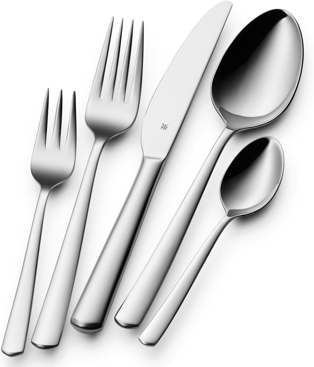WMF Cutlery Set 30-Pieces for 6 Persons Boston Cromargan 18/10 Stainless Steel Brushed