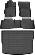 Cartist Floor Mats & Cargo Liner Custom Fit for Mitsubishi Eclipse Cross 2018 2019 2020 Accessories All Weather Cargo Liners Carpet Protection TPE Odorless