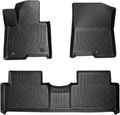 Compatible for Kia 2021-2025 Sorento Hybrid TPE Floor Mats & Cargo Liner Set-All Weather Protection for PHEV/HEV with Backrest Cover(Red)