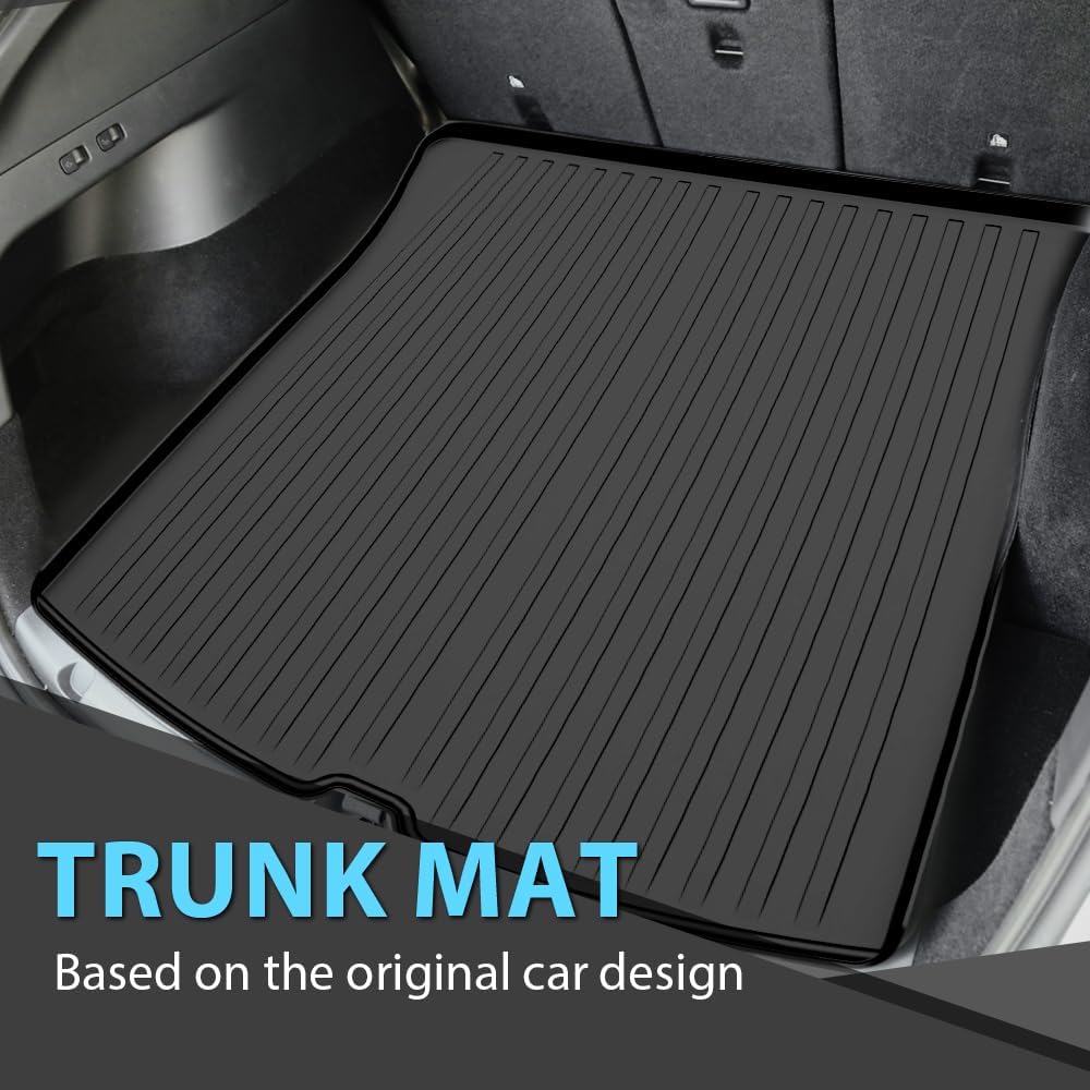 ALLGOOD TPE Floor Mats Cargo Liners Fit LX RX300 2019 4PCS 1st & 2nd Row & Truck Bed Mats All Weather Protection Black Alfombras para Carro