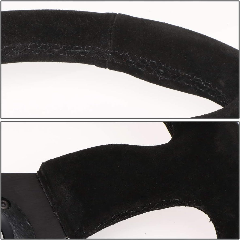 NRG REINFORCED STEERING WHEEL RST-023MB-S + USPL STICKER