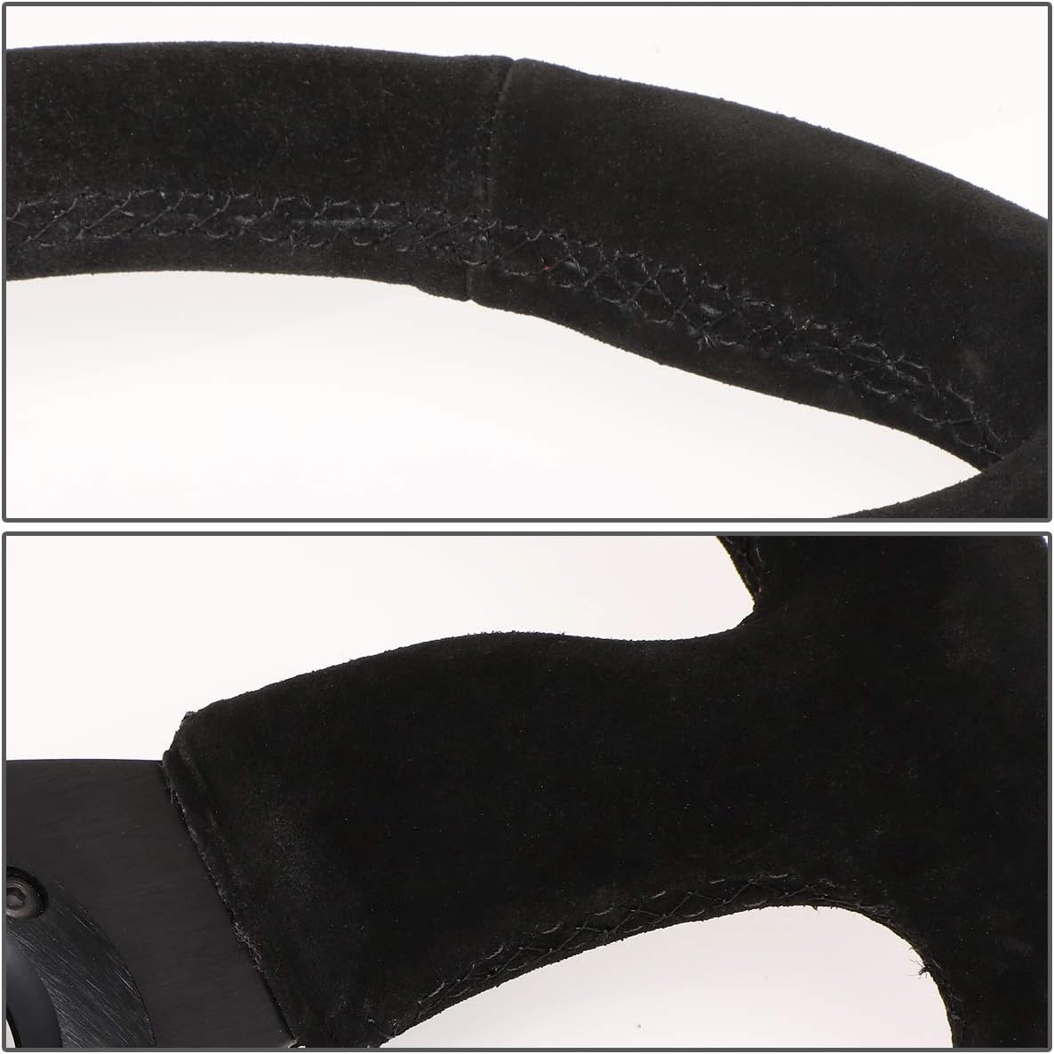 NRG REINFORCED STEERING WHEEL RST-023MB-S + USPL STICKER