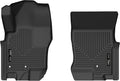 Husky Liners X-act Contour Floor Mats | Fits 2008-2021 Nissan Frontier Crew CAB ONLY & Extended CAB ONLY; 2009-2012 Suzuki Equator Crew CAB ONLY & Extended CAB ONLY | Front Row, 2-pc Black - 52331