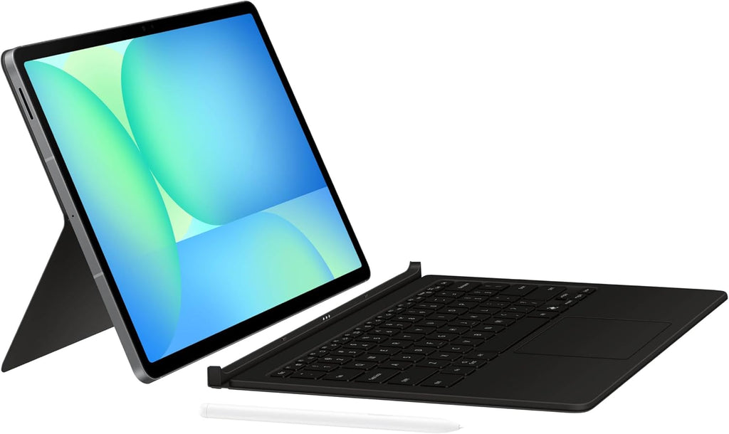 Samsung Galaxy Tab S10 FE+ Book Cover Keyboard - AI Key for Galaxy Tab S10 FE+, Detachable Platform, PC-Like Experience, Wireless Keyboard Sharing, Black