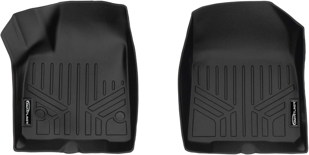 SMARTLINER Custom Fit Floor Mats 1st Row Liner Set Compatible with 2019-2025 Chevrolet Blazer