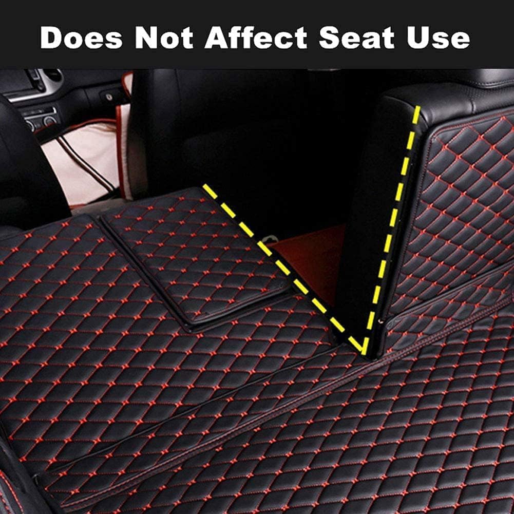 Car Leather Boot Mats for Toyota RAV-4 2013-2020 2021, Custom Full Coverage Cargo Liner Boot Carpets Tray Protector Pad Anti Scratch,D