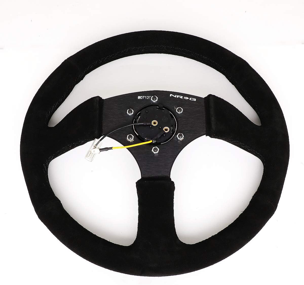 NRG REINFORCED STEERING WHEEL RST-023MB-S + USPL STICKER