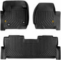 CAT® JustFit™ 3D Custom Fit Floor Mats for Ford F-250 F-350 Super Duty Crew Cab 2017-2026, Full Set Front & Rear, Heavy Duty Rubber Floor Liners Laser Measured, Ford Super Duty Accessories