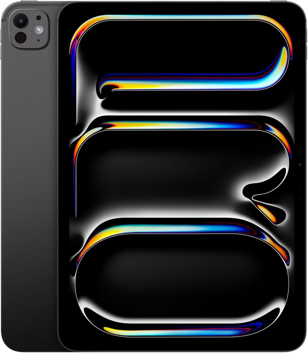 Apple iPad Pro 11-Inch (M4): Built for Apple Intelligence, Ultra Retina XDR Display, 2TB, 12MP Front/Back Camera, LiDAR Scanner, Wi-Fi 6E, Face ID, All-Day Battery Life — Space Black