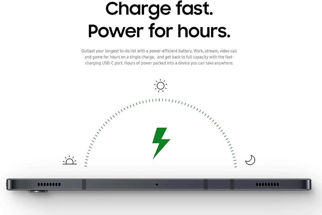Samsung Galaxy Tab S7+ Wi-Fi, Mystic Black - 512GB (Renewed)