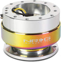 Auto Dynasty NRG Innovations SRK-200SSL-MC Steering Wheel Quick Release Adapter Gen 2.0 Silver Body/Neo Chrome Ring