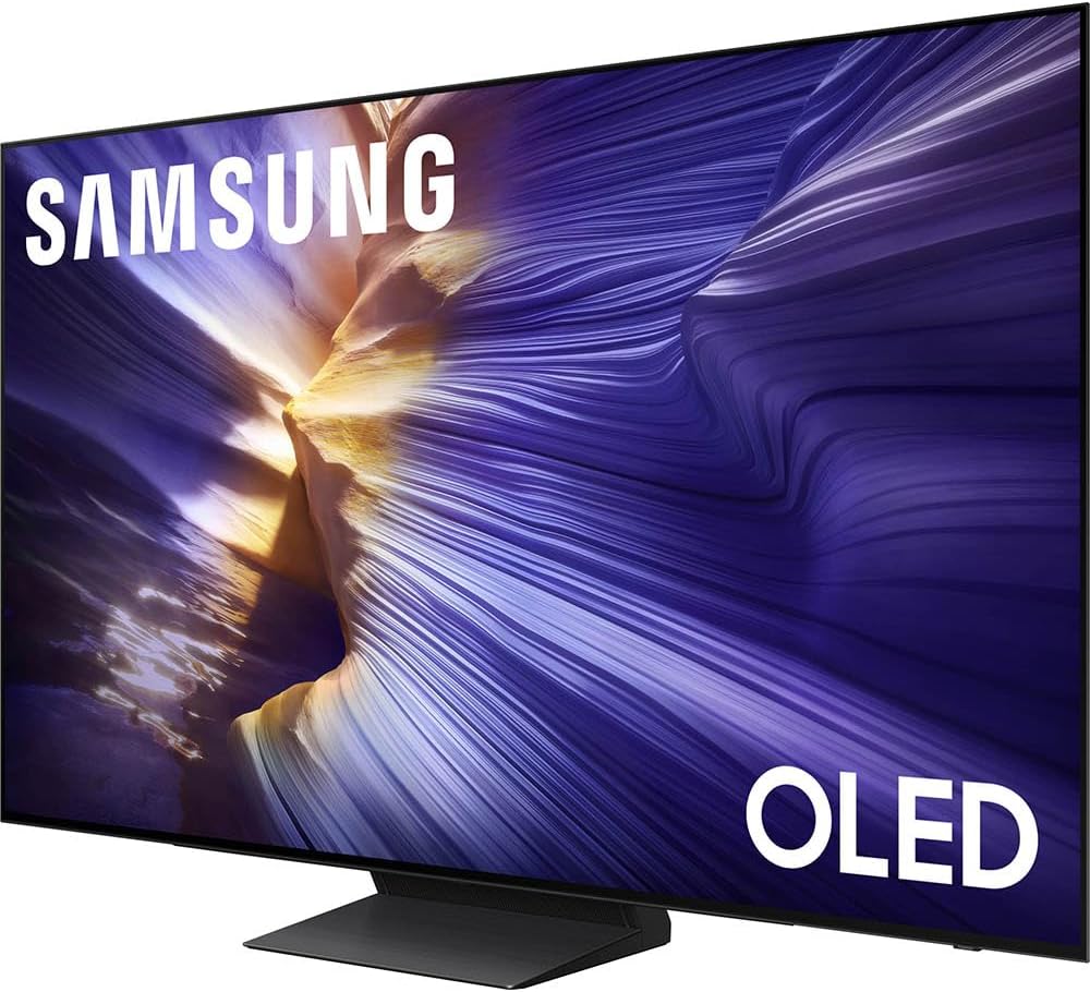 Samsung 48 inch OLED 4K S90F Smart TV (2025) Vision AI, OLED HDR+, Glare-Free Bundle with CPS Exclusive 1-Year Protection & Deco Gear Complete Home Theater Beginner's Guidebook