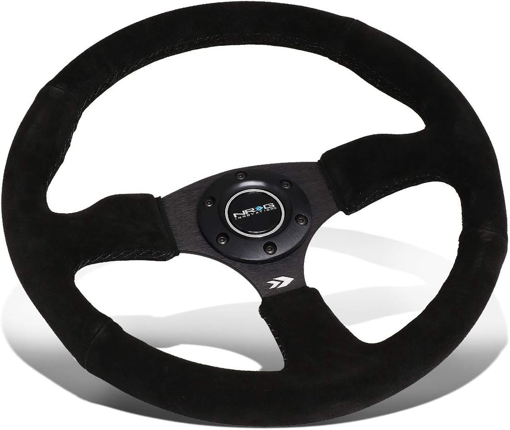 NRG REINFORCED STEERING WHEEL RST-023MB-S + USPL STICKER