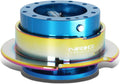 Auto Dynasty NRG Innovations SRK-250BL-MC Steering Wheel Quick Release Adapter Gen 2.5 Blue Body/Neo Chrome Ring