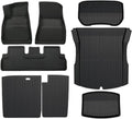 Highland Cargo Liner Floor Mats Anti-Slip Pads Waterproof Trunk Mat,Compatible with Tesla Model 3 2024 Highland Accessories(for 3 8Pcs Mats XPE)